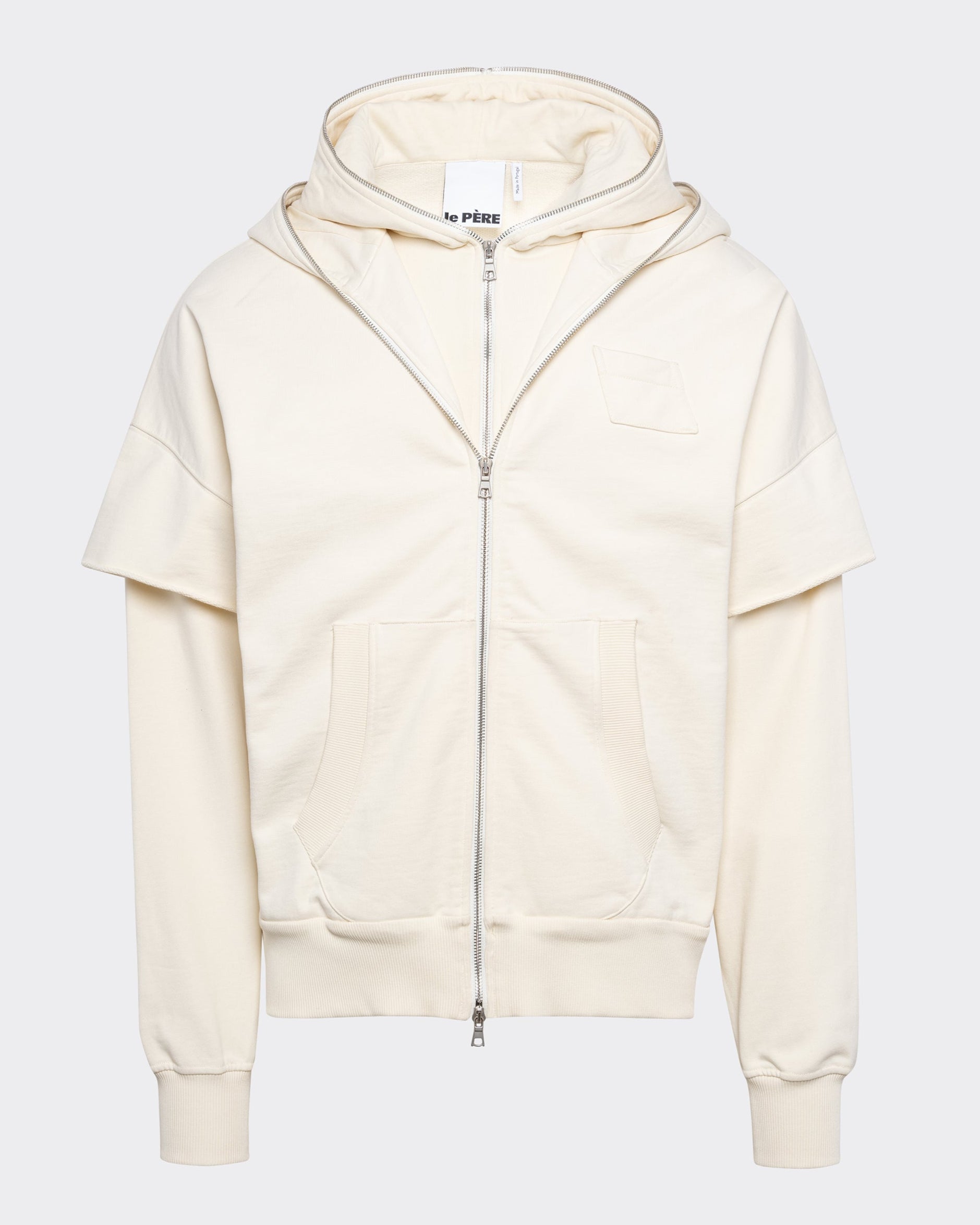 Double Hoodie Off-White | le PÈRE