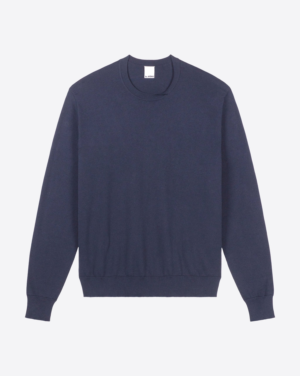 le PÈRE Blue Twisted Sweater - Front