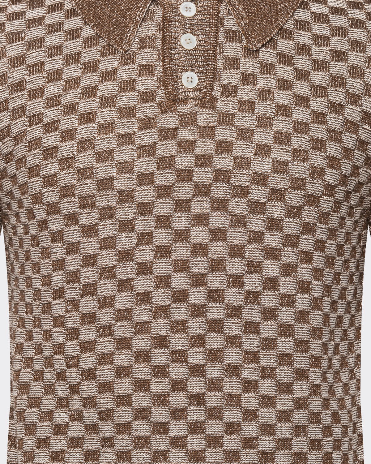 Knit Basketweave Polo image
