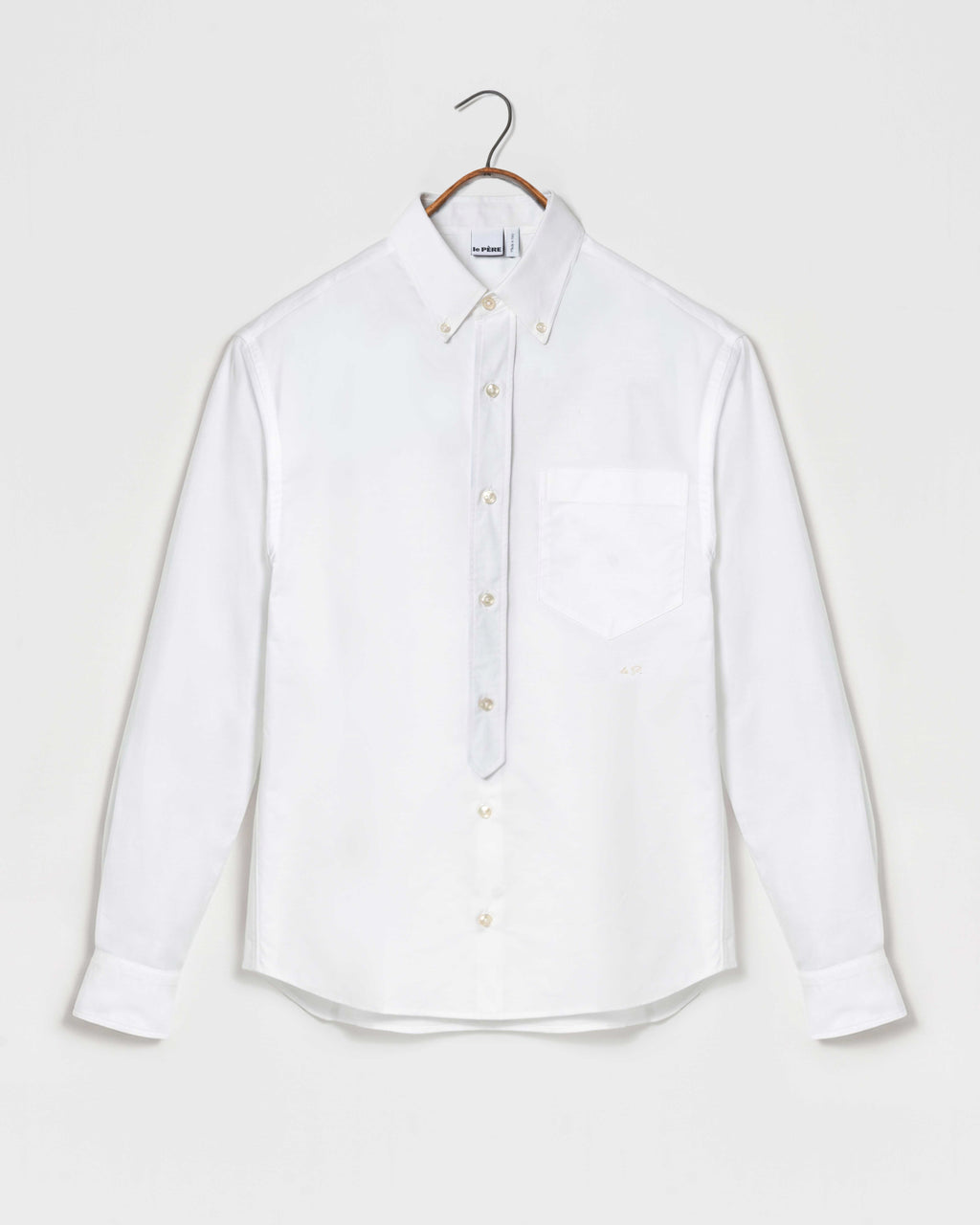 Button-me-down Shirt White