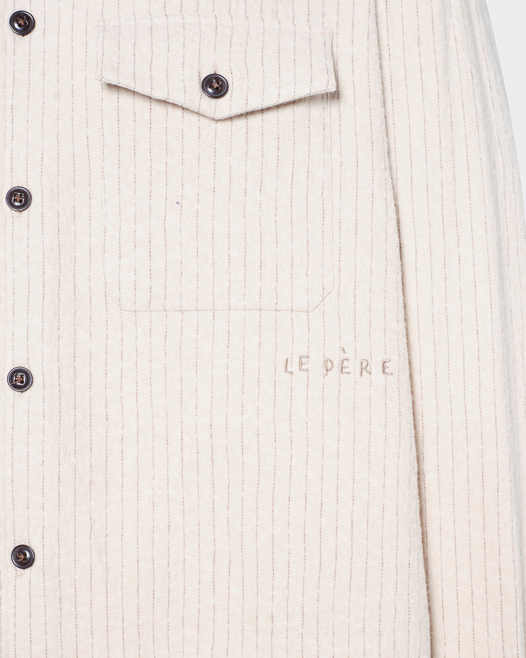 Perennial Workwear Button Down Tan Stripe