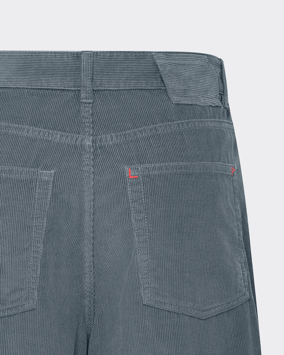 Wide leg corduroy pants image