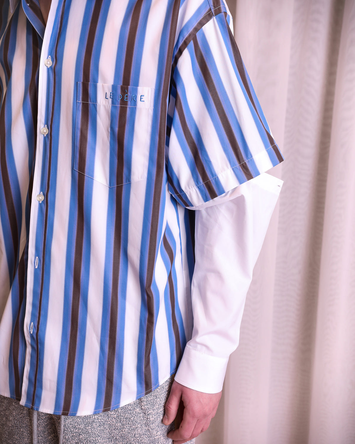 Detached Sleeve Button Down image