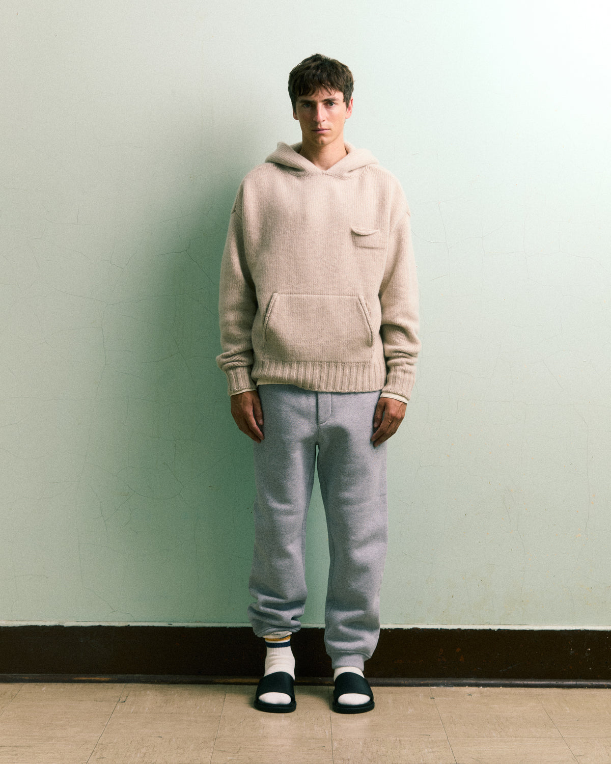 Heavy Knit Hoodie image