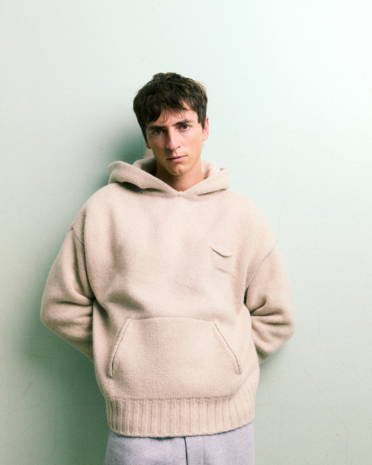 Heavy Knit Hoodie image