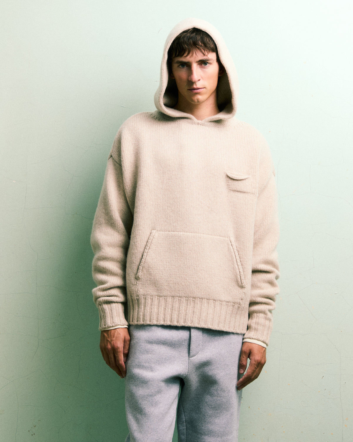 Heavy Knit Hoodie image