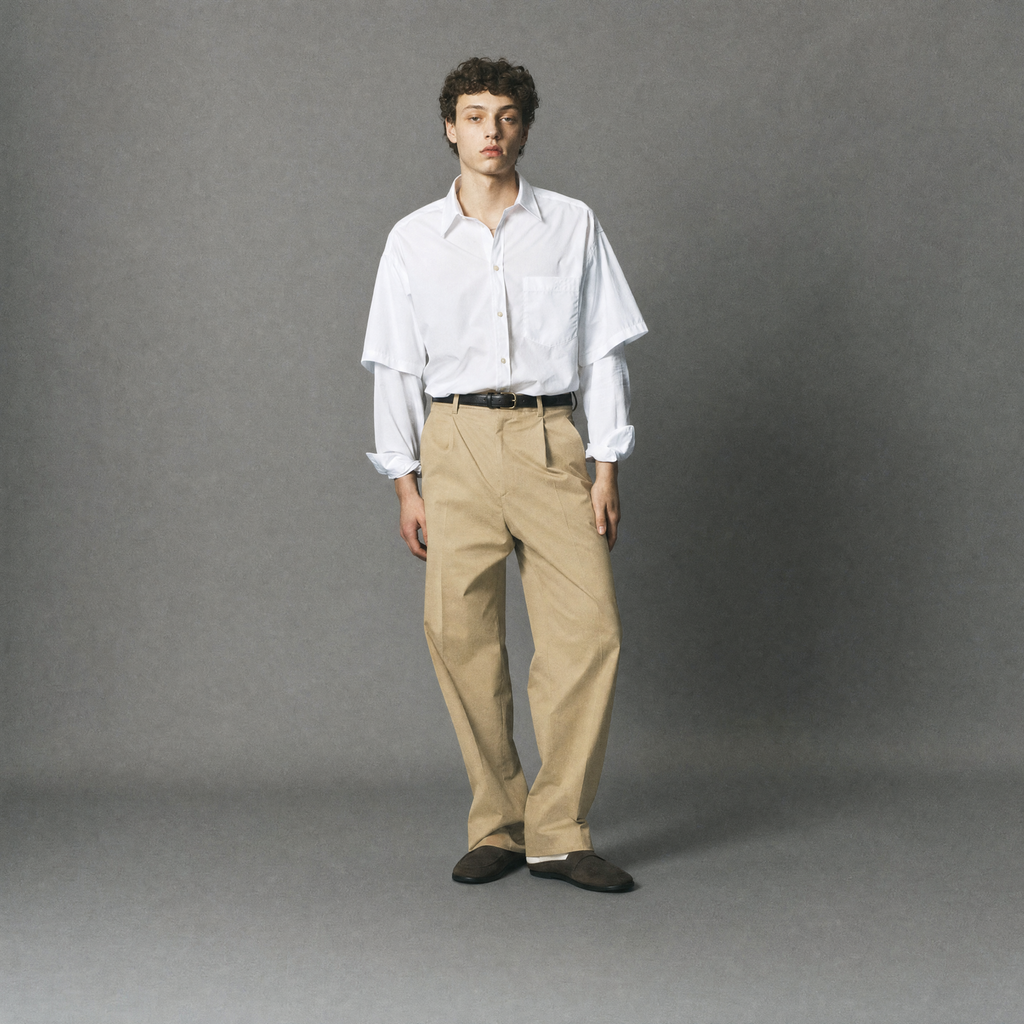 Tailored Pleated Trouser