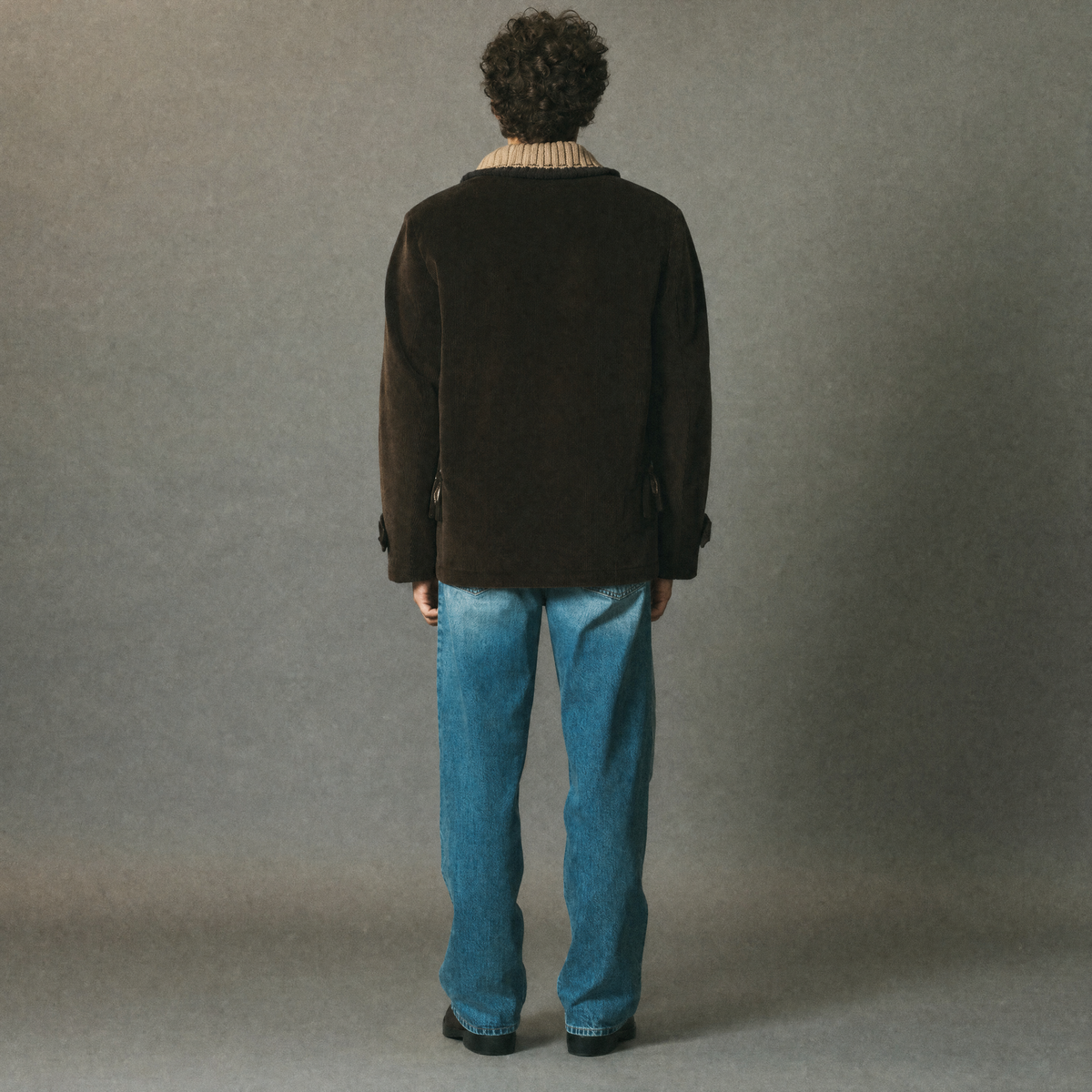 Knitted Corduroy Jacket image