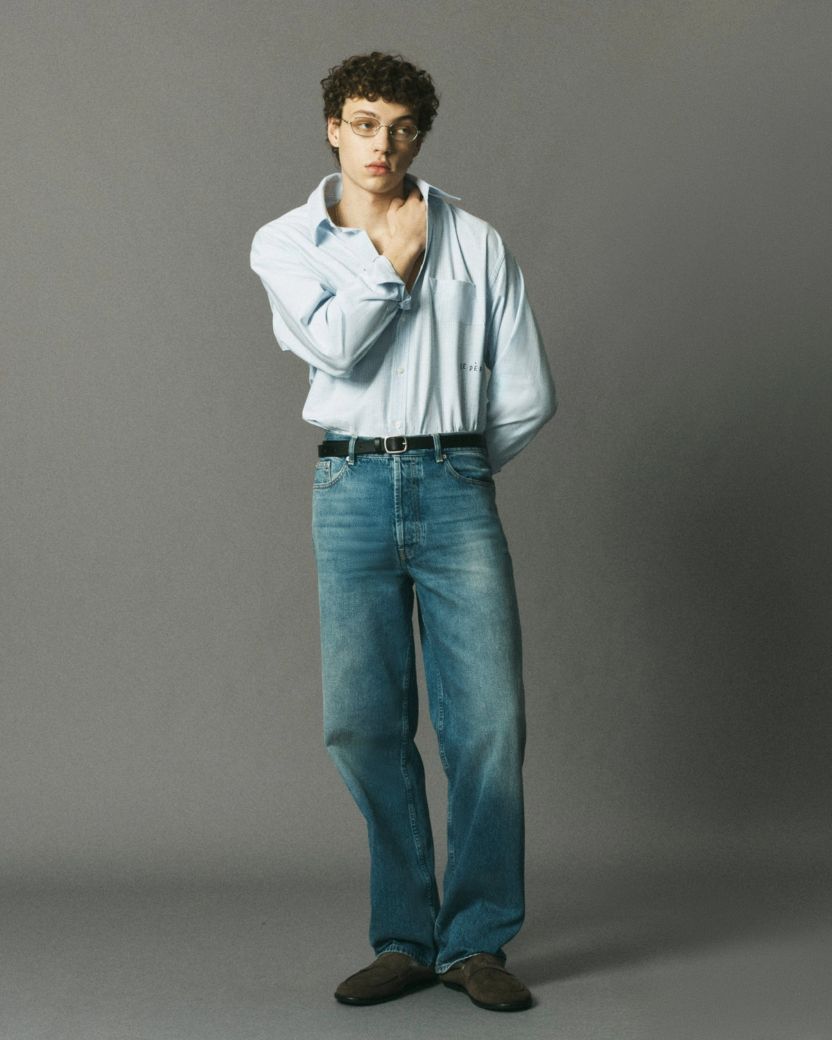 Oxford Perennial Blue Stripe Shirt  image
