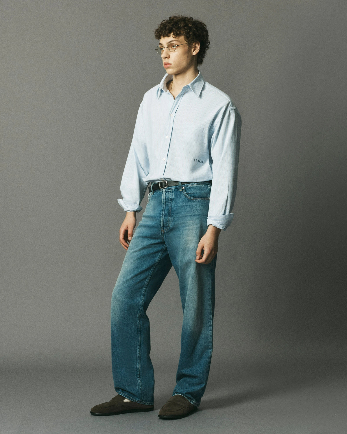 Oxford Perennial Blue Stripe Shirt  image
