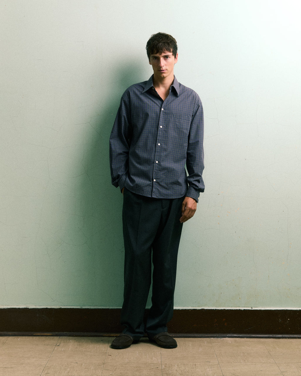 Purple Check Perennial Button Down Shirt