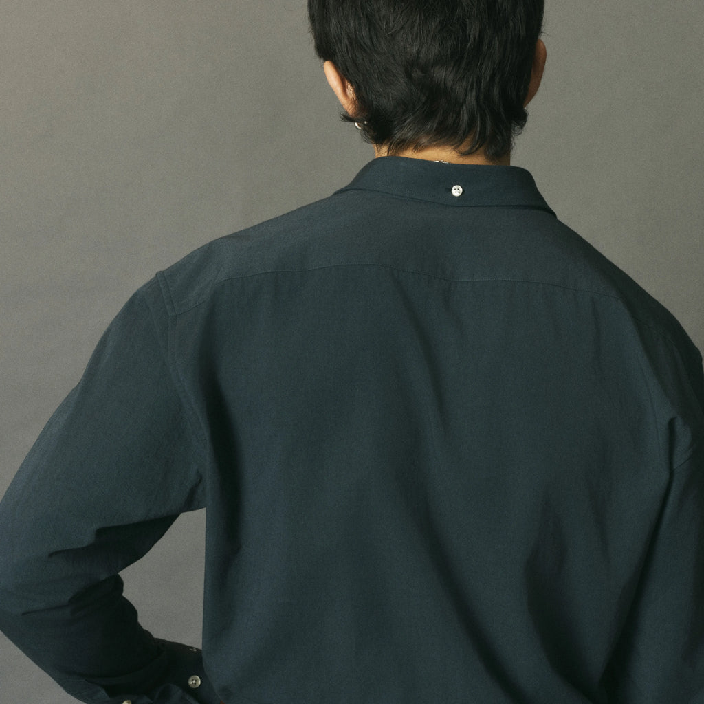 Pop-over Buttondown Navy
