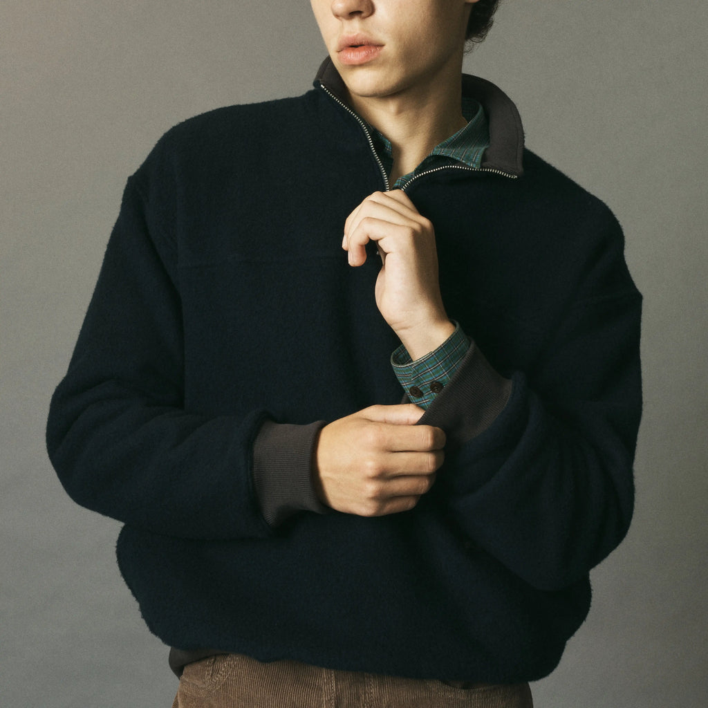 Wooly Pullover Navy