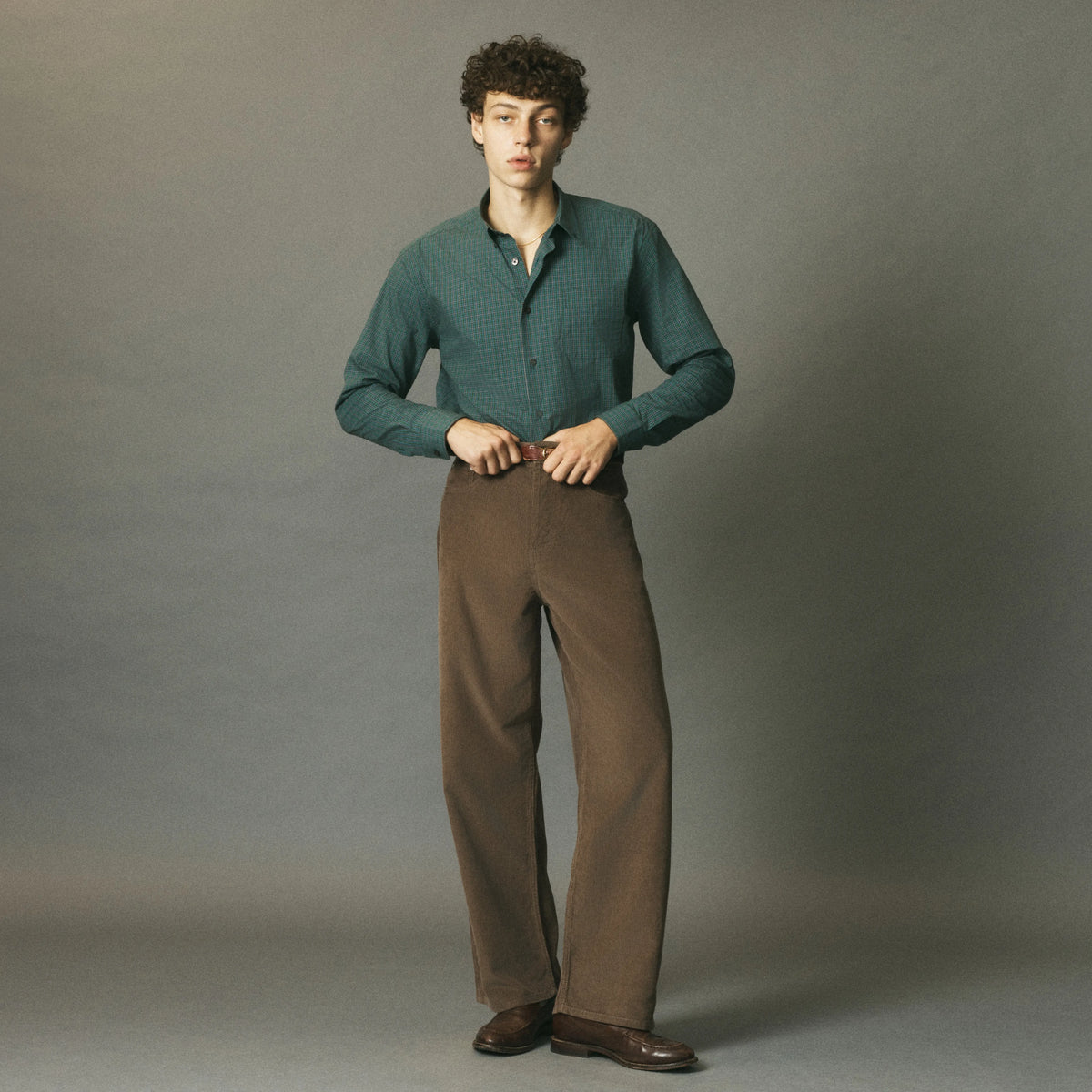 Wide Leg Corduroy Pants image