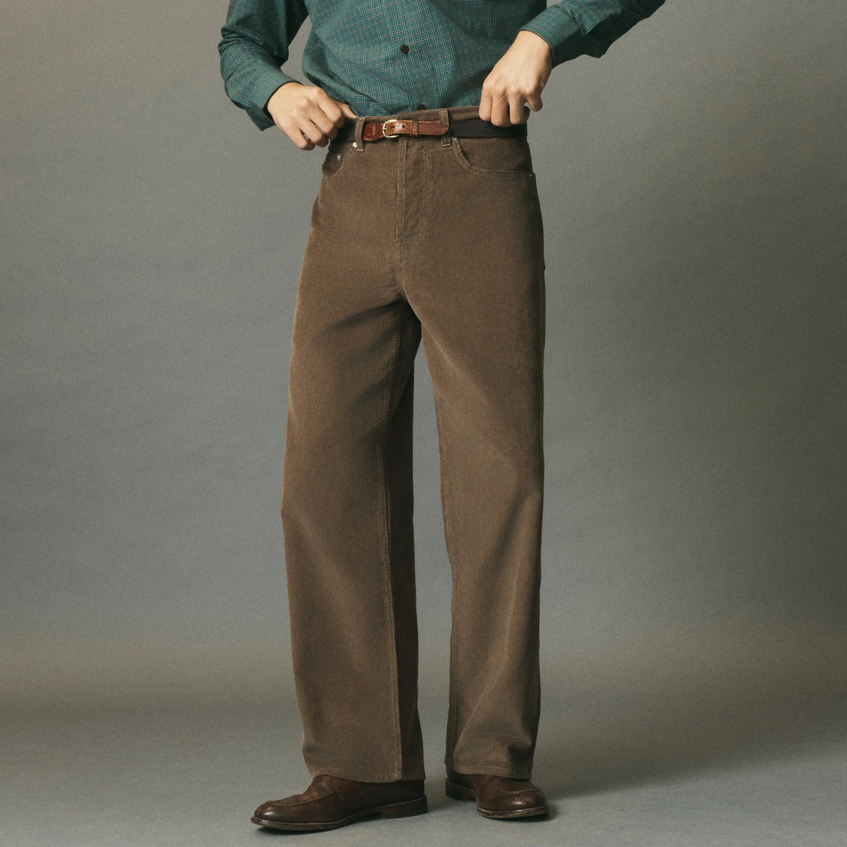 Wide Leg Corduroy Pants image