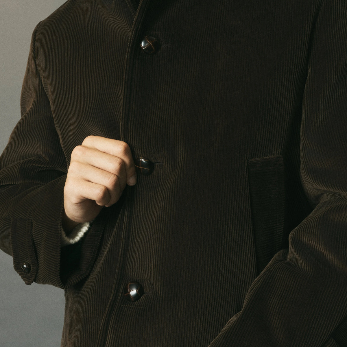 Knitted Corduroy Jacket image