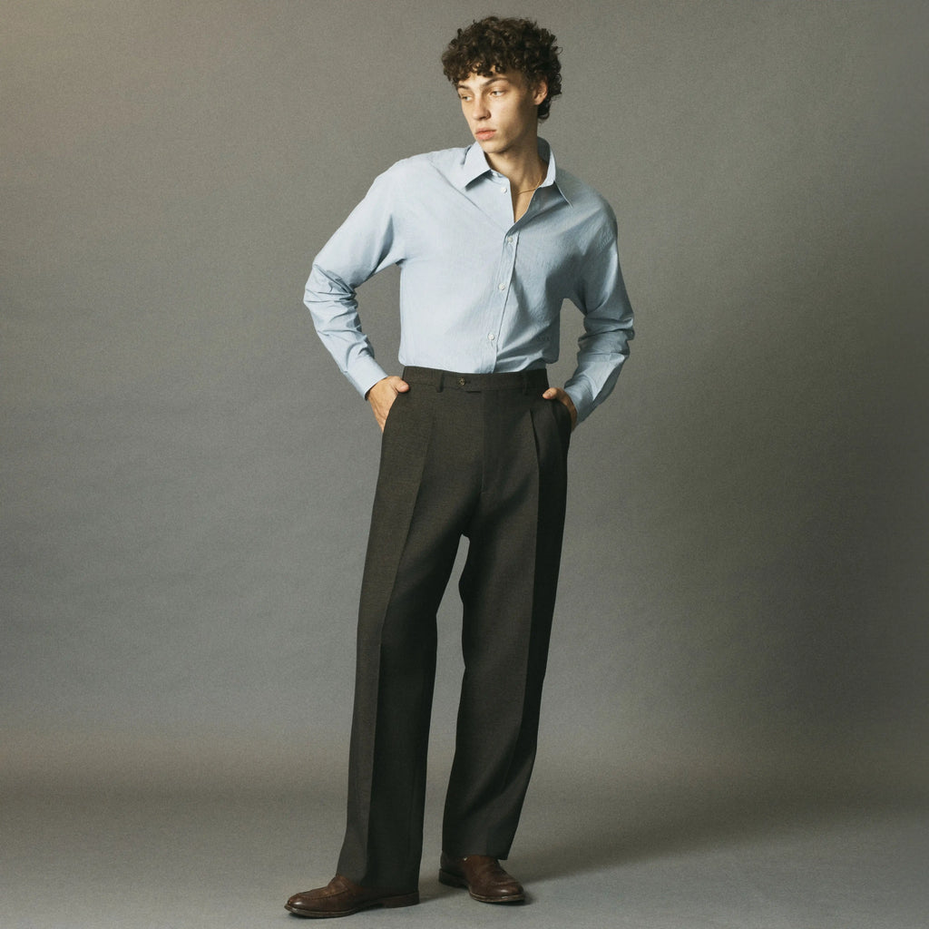 Typewriter Buttondown Navy