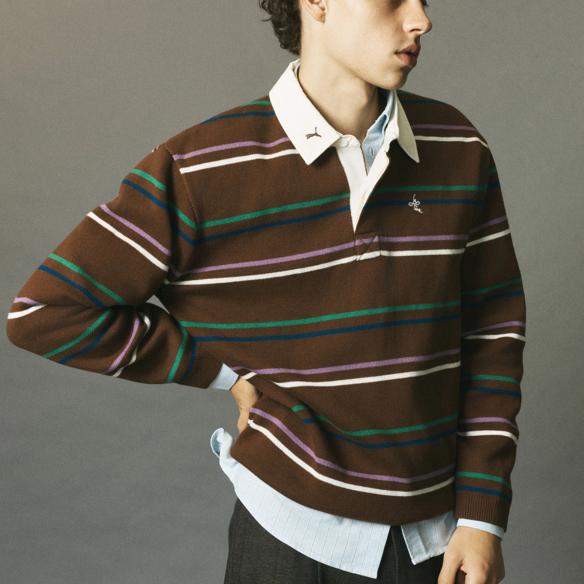 KNITTED RUGBY POLO - LE PÈRE X PUMA image