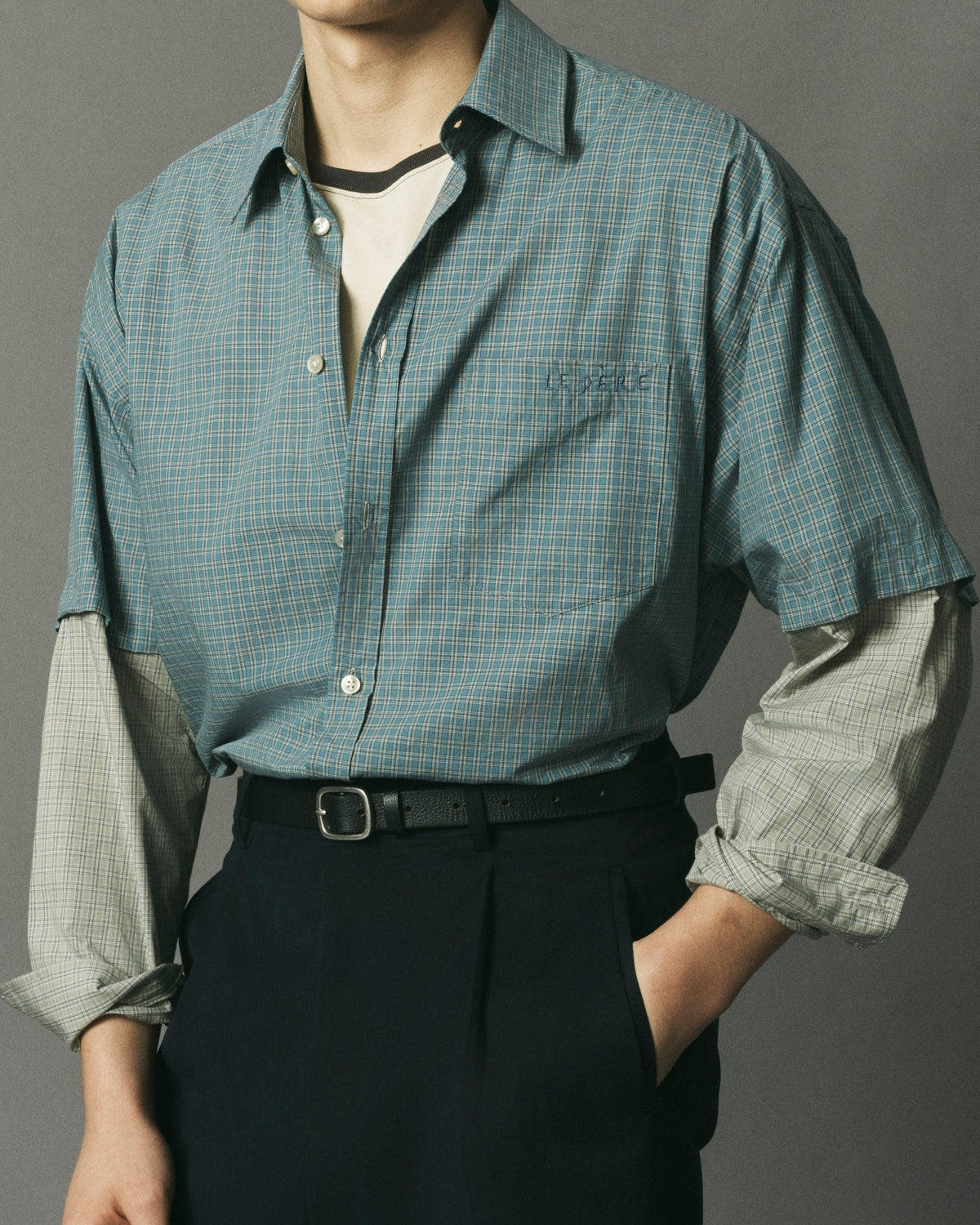 Detached Sleeve Button Down image