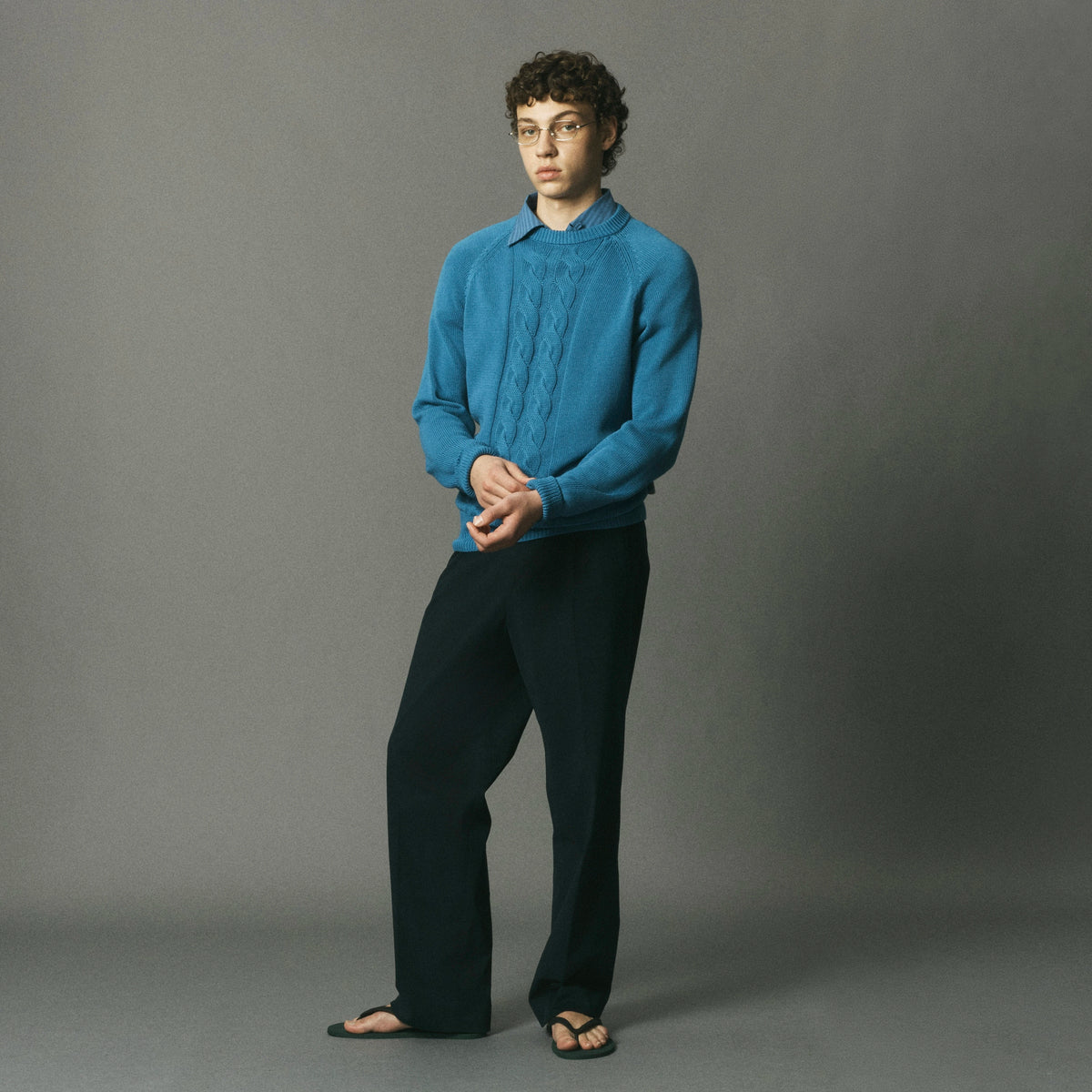 Cotton Cableknit Sweater image