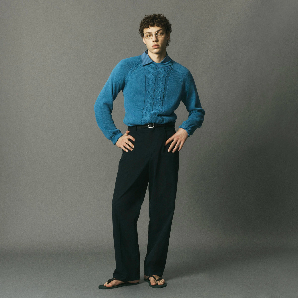 Cotton Cableknit Sweater image