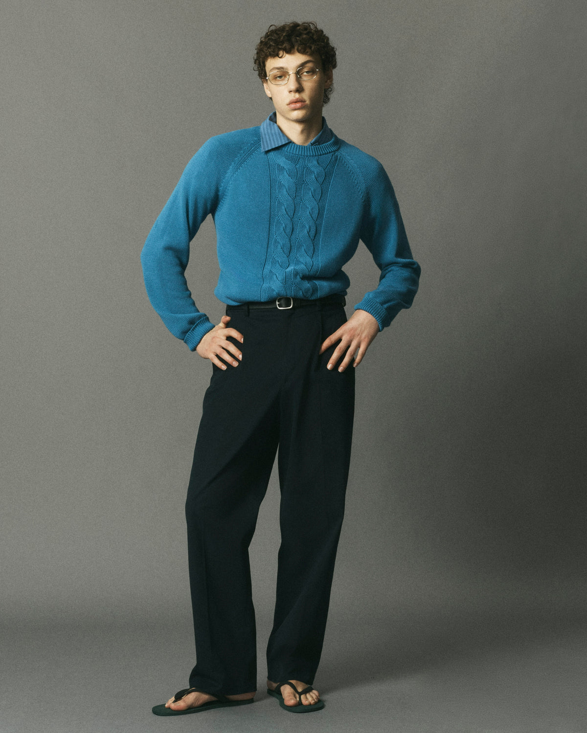 Cotton Cableknit Sweater image