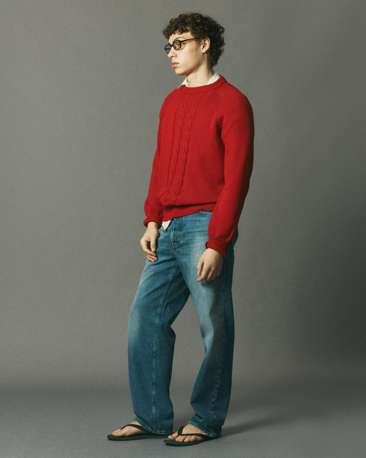 Cotton Cableknit Sweater image