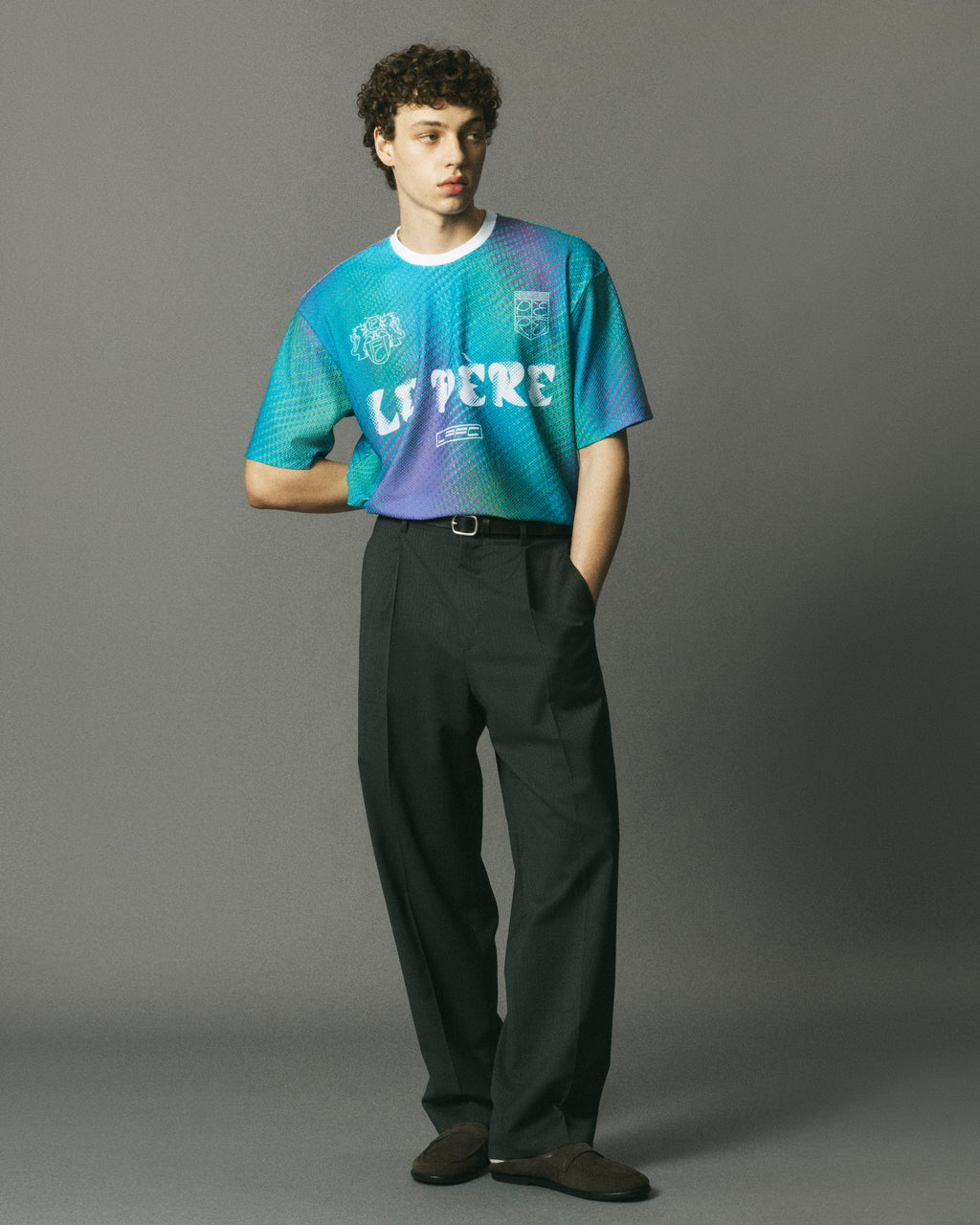 FC Amado Mesh Tee Blue Dot