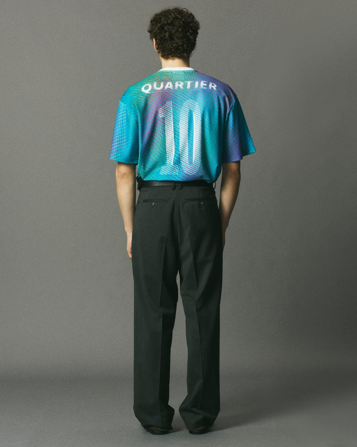 FC Amado Mesh Tee Blue Dot image