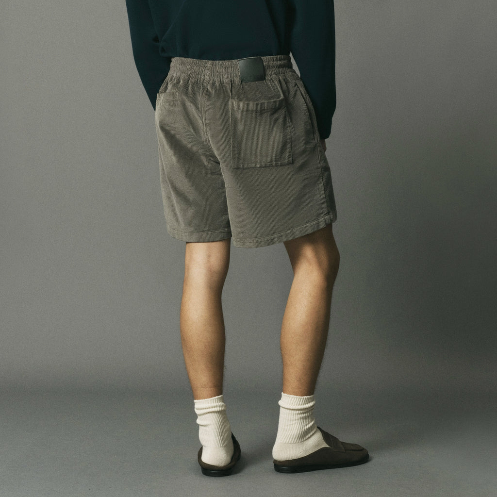 Corduroy Crest Shorts