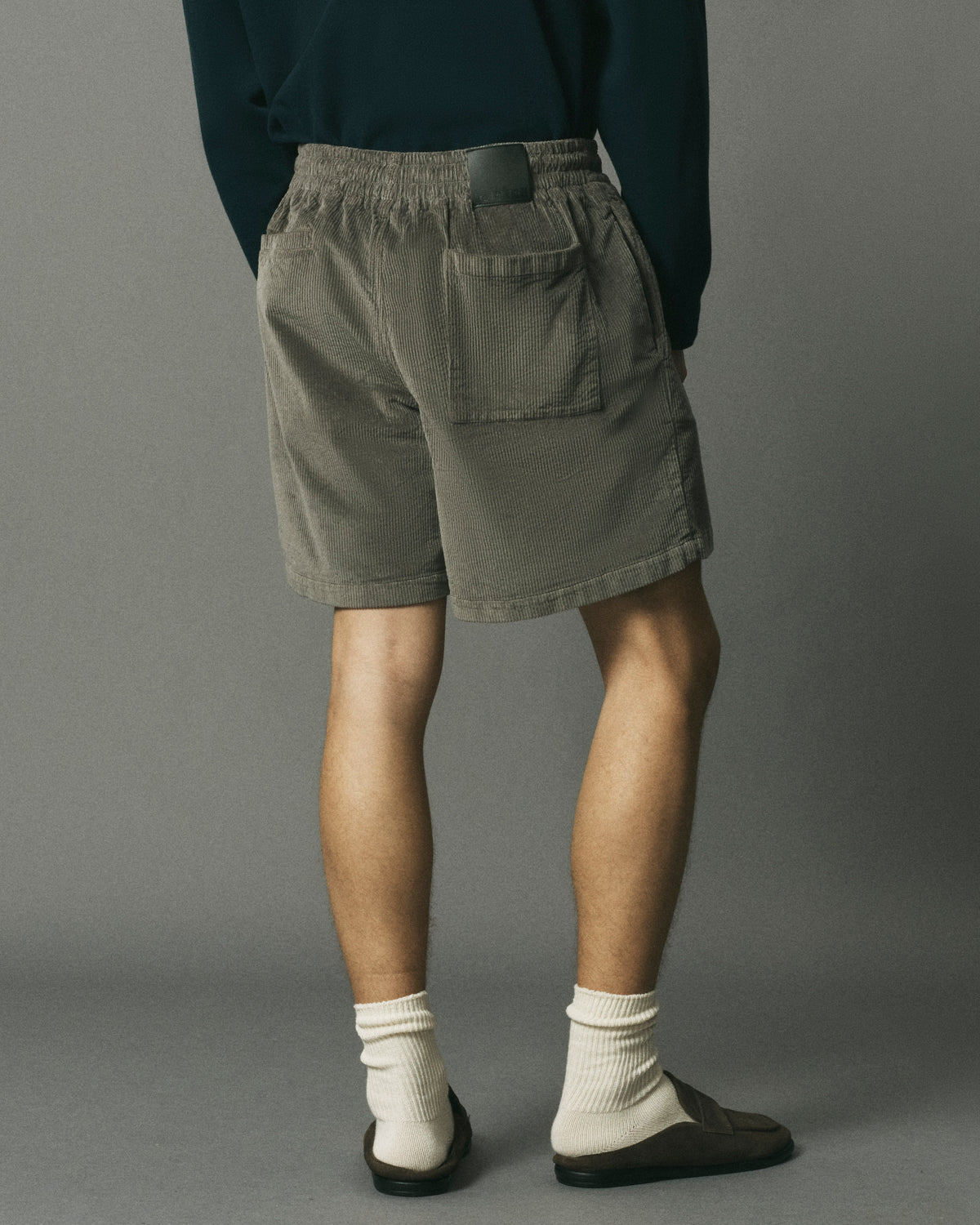 Corduroy Crest Shorts image