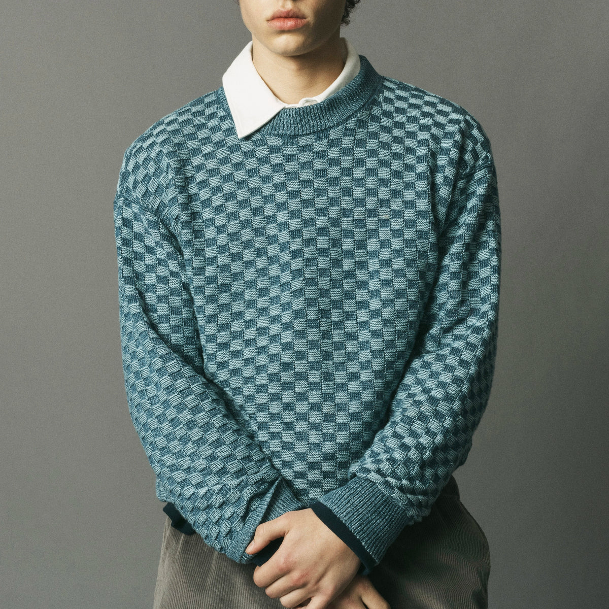Knit Basketweave Sweater image