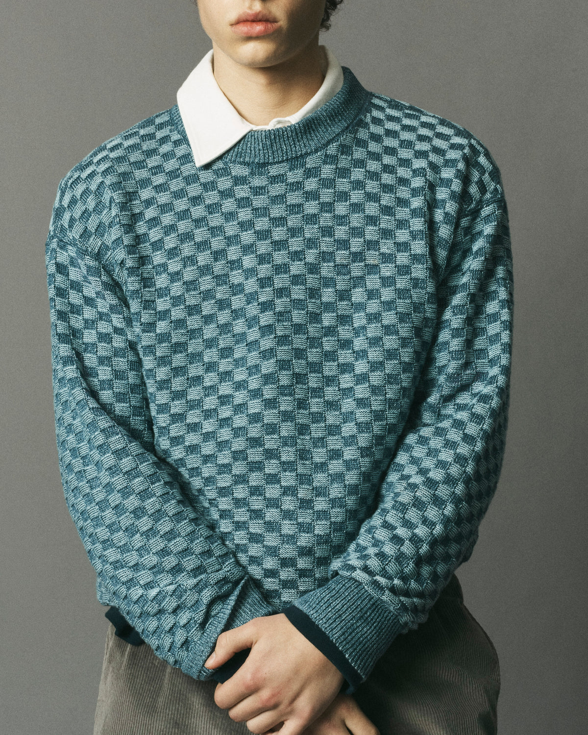 Knit Basketweave Sweater image