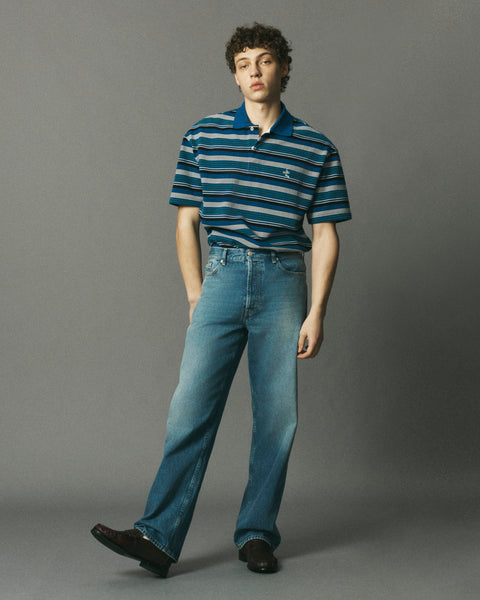Polo Blue Multi Stripe