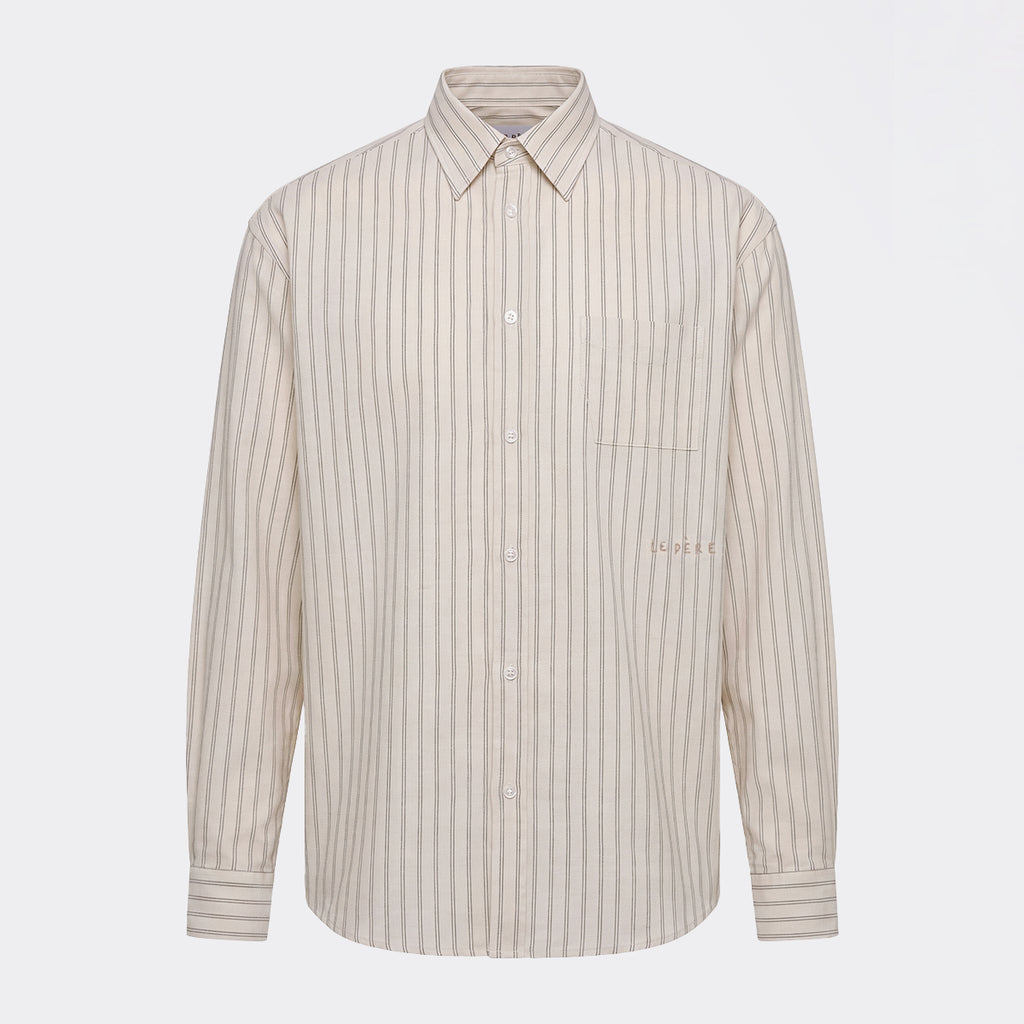 Oxford Perennial Ecru Stripe Shirt