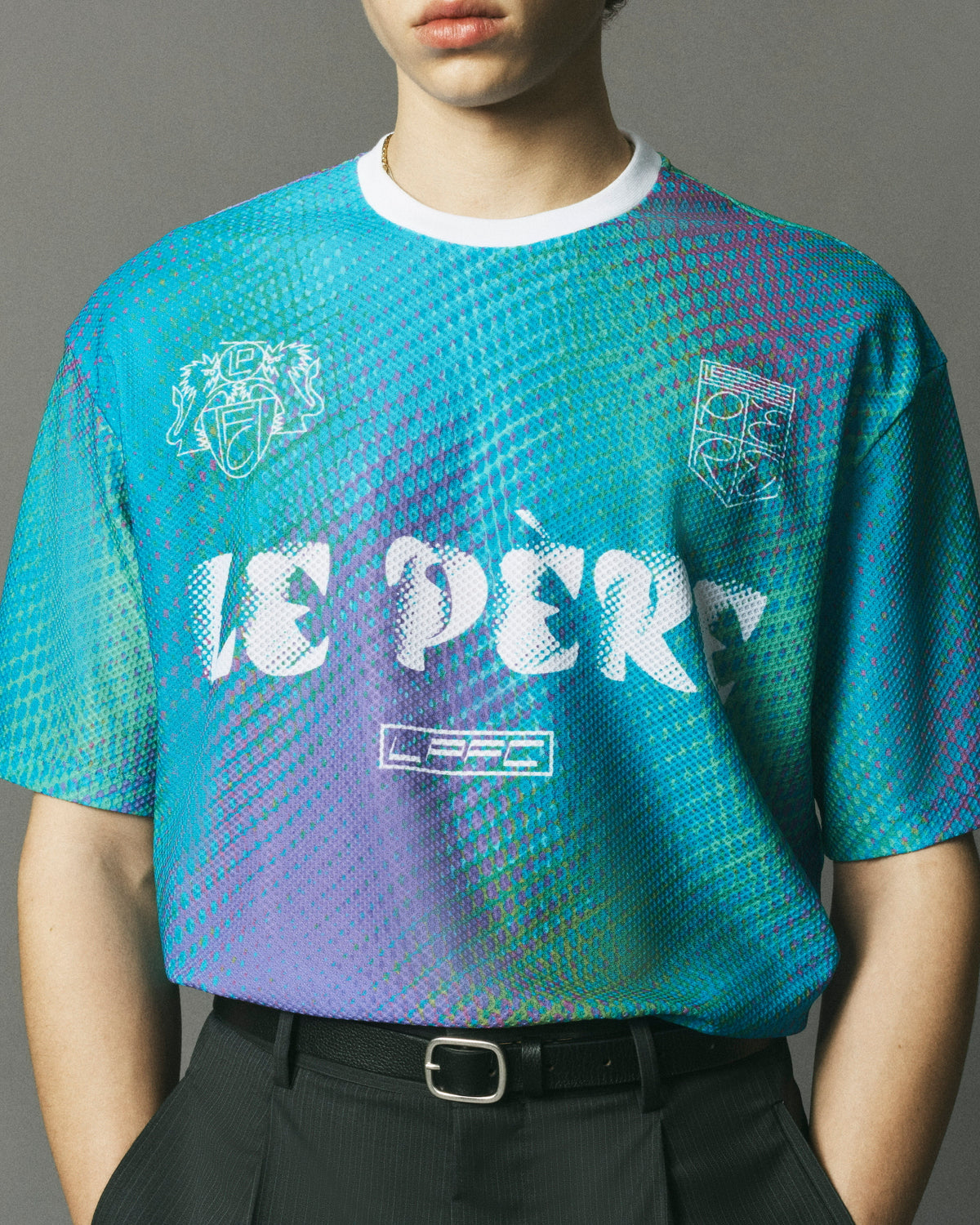 FC Amado Mesh Tee Blue Dot image