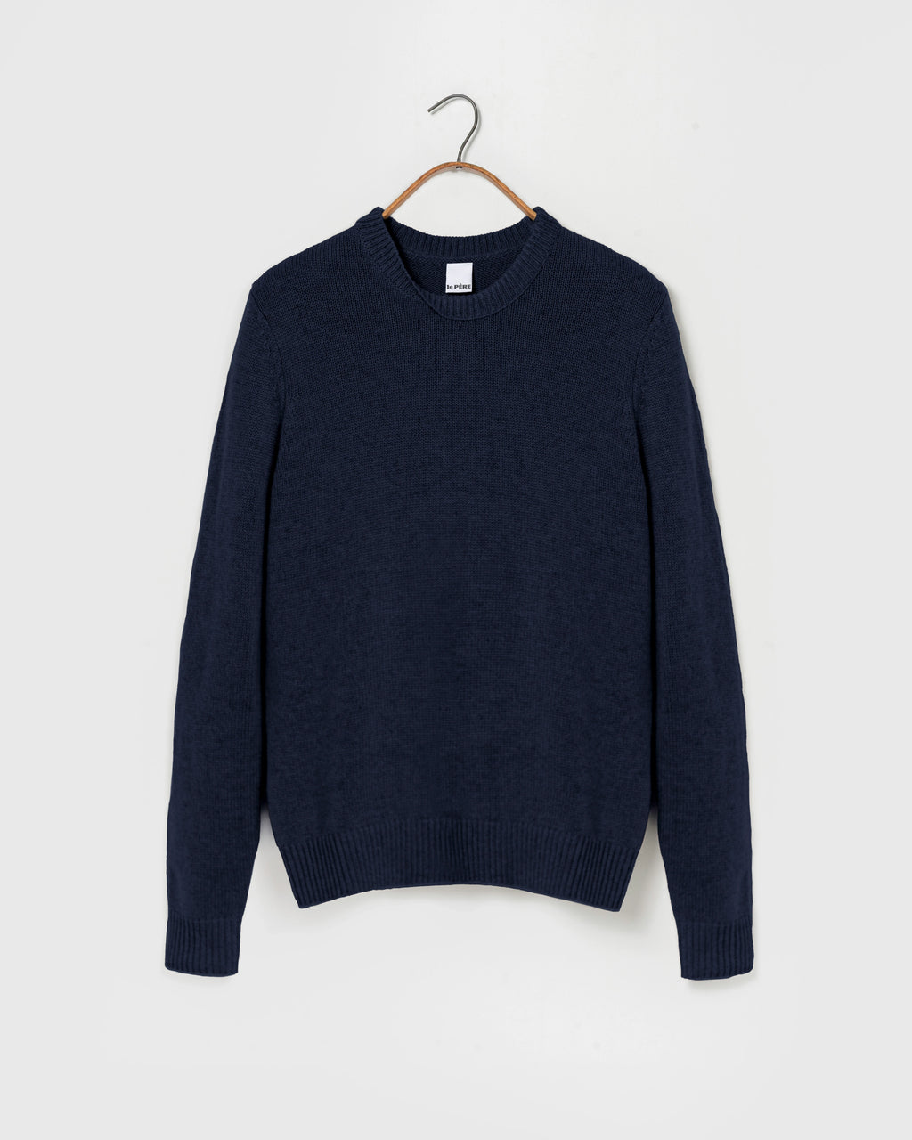 Twisted Cashmere Sweater Navy