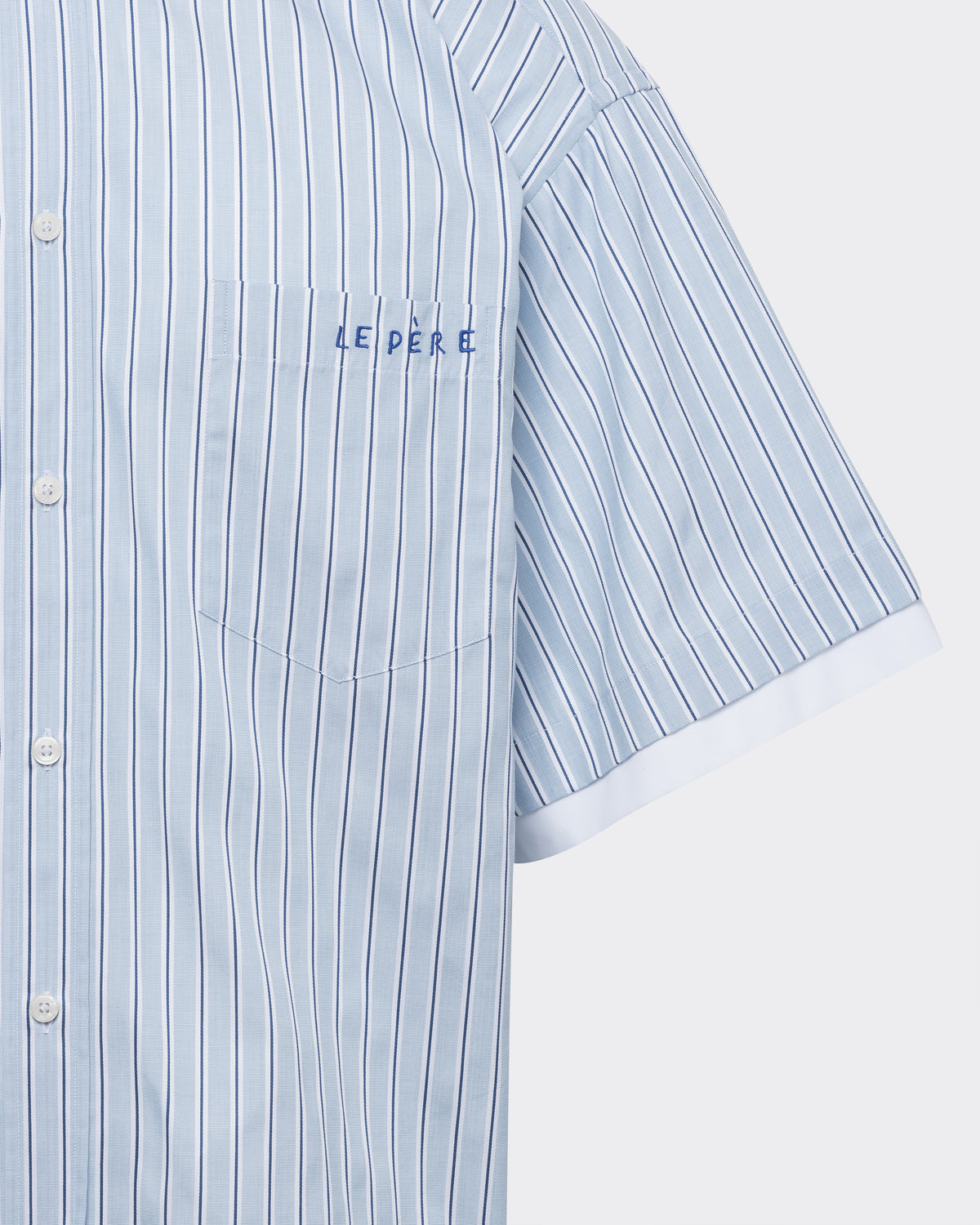 Double Short Sleeve Button Down image