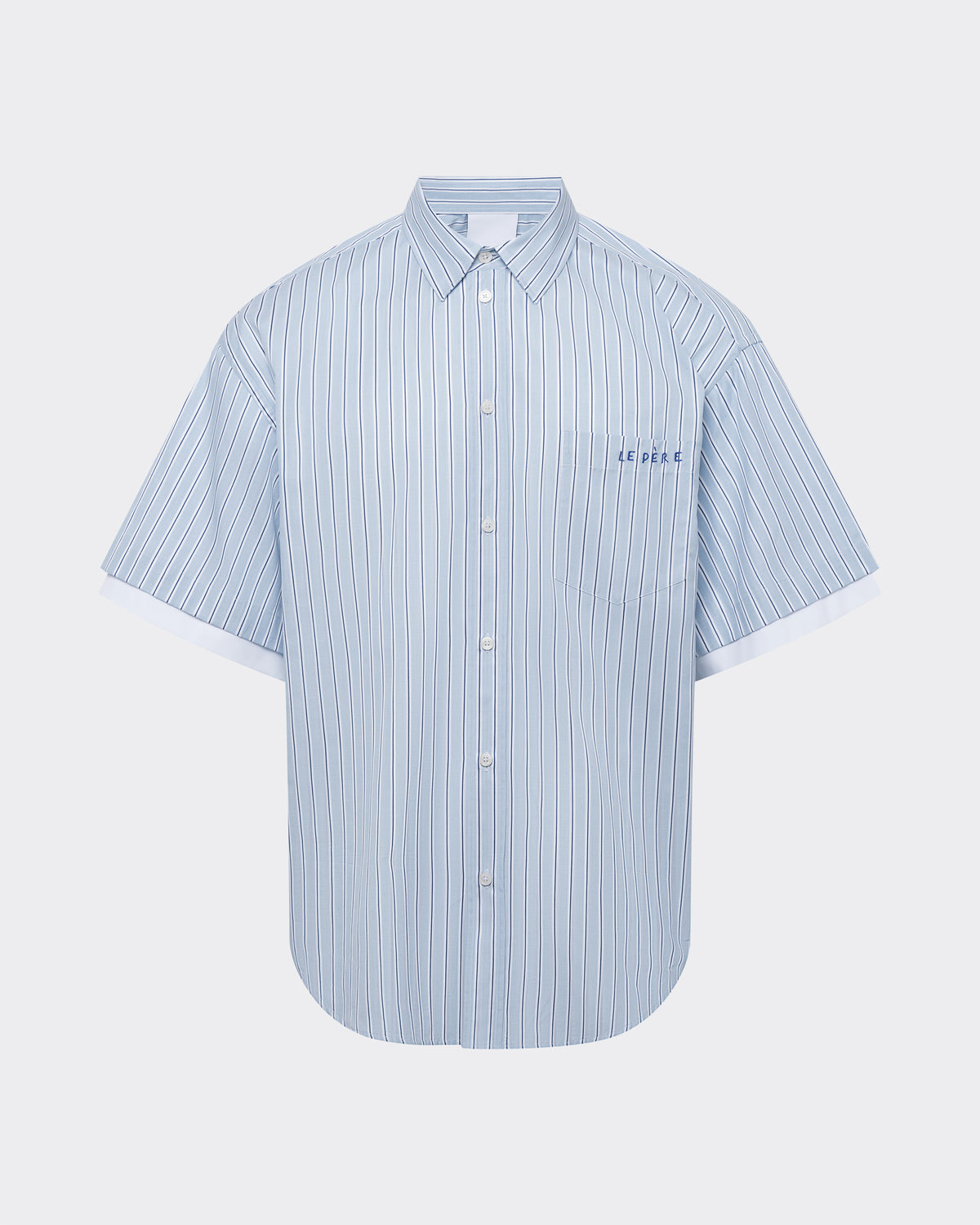 Double Short Sleeve Button Down image