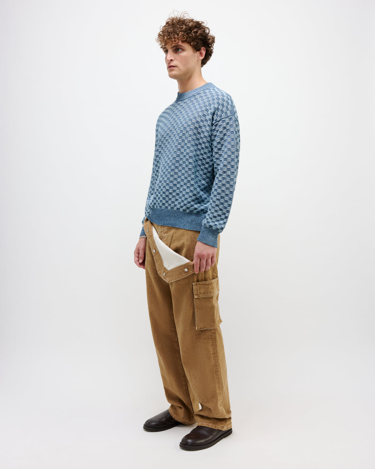 Knit Basketweave Sweater image