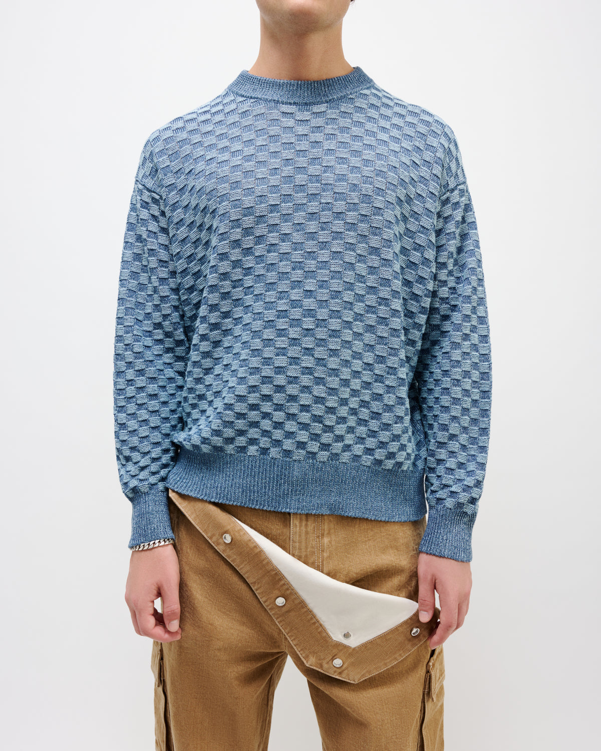 Knit Basketweave Sweater image