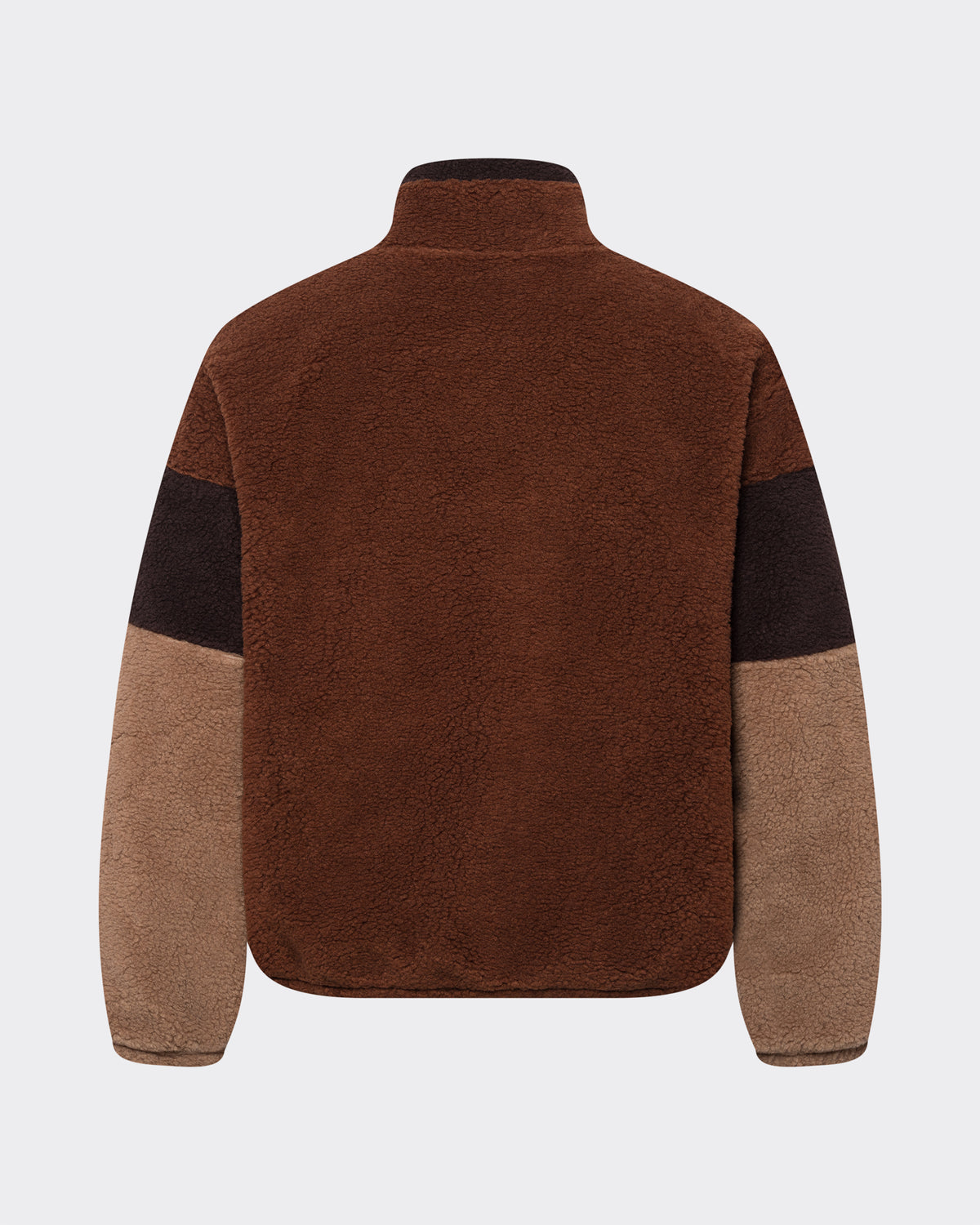 Striped Sherpa Pullover image