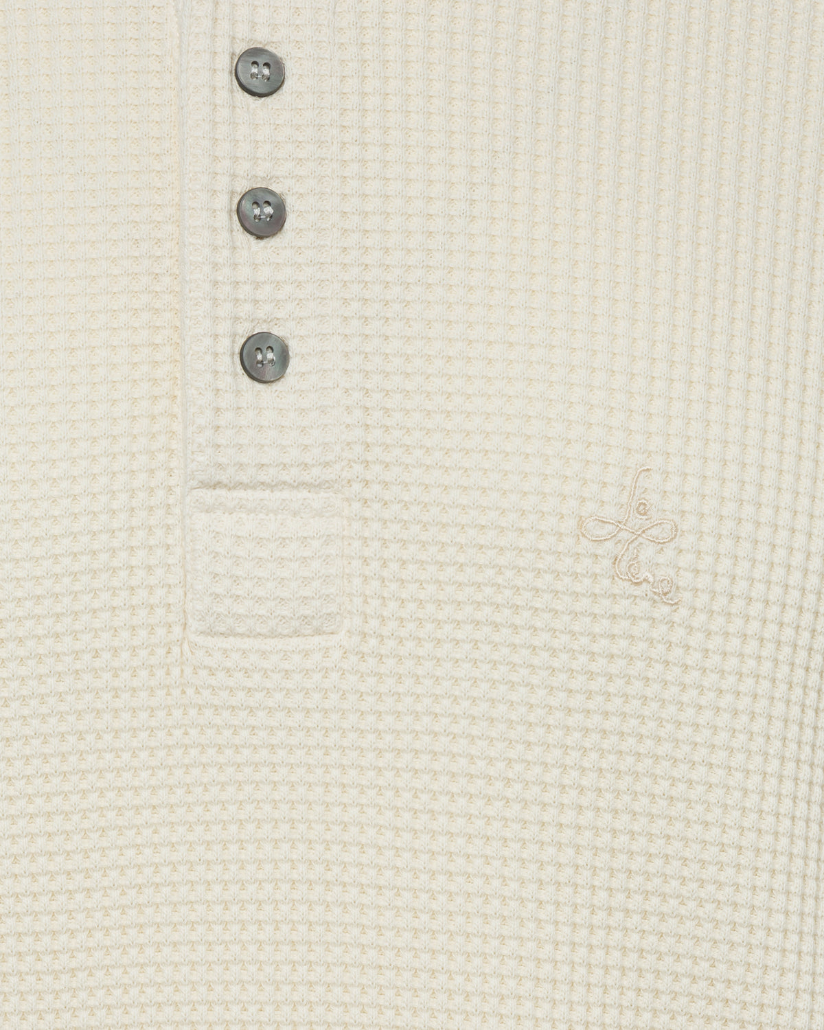 Long-sleeve Waffle Henley image