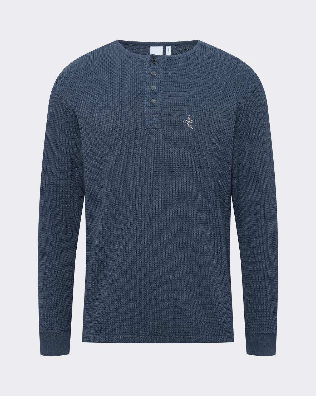 Long-sleeve Waffle Henley image