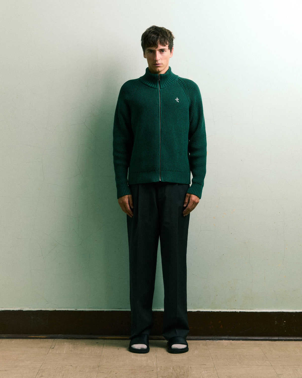 Zipped Knit Cardigan  image