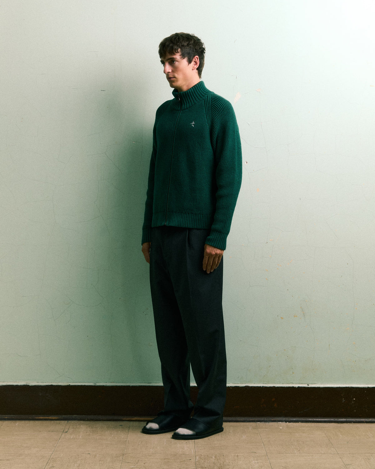 Zipped Knit Cardigan  image