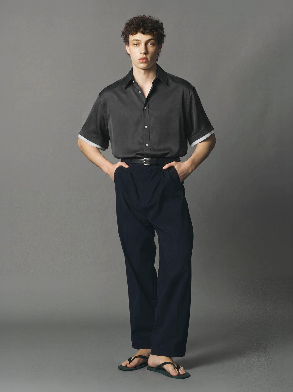 Cupro Double Short Sleeve Shirt  image