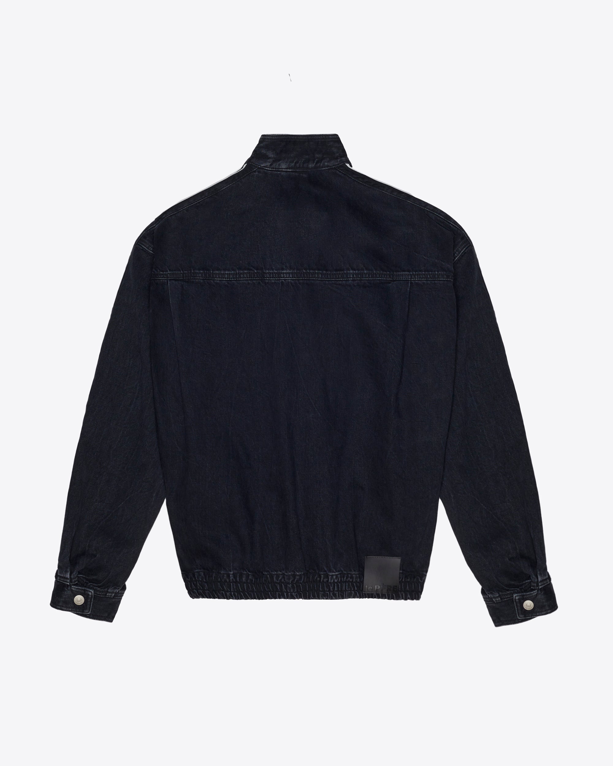 Plus Size Black Washed Distressed Denim Jacket | Yours Clothing
