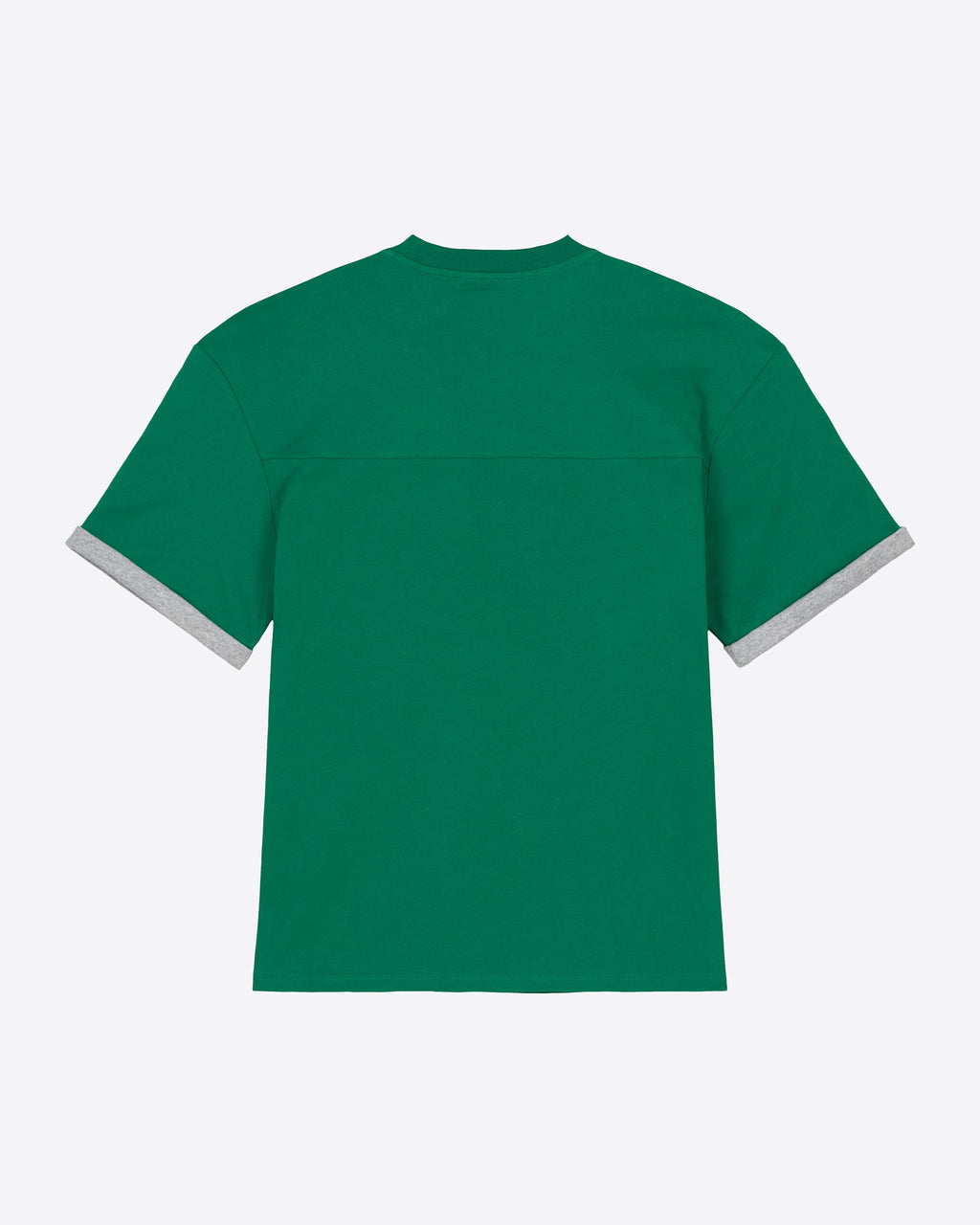 le PÈRE Emerald Green Double Sleeve Tee - Back